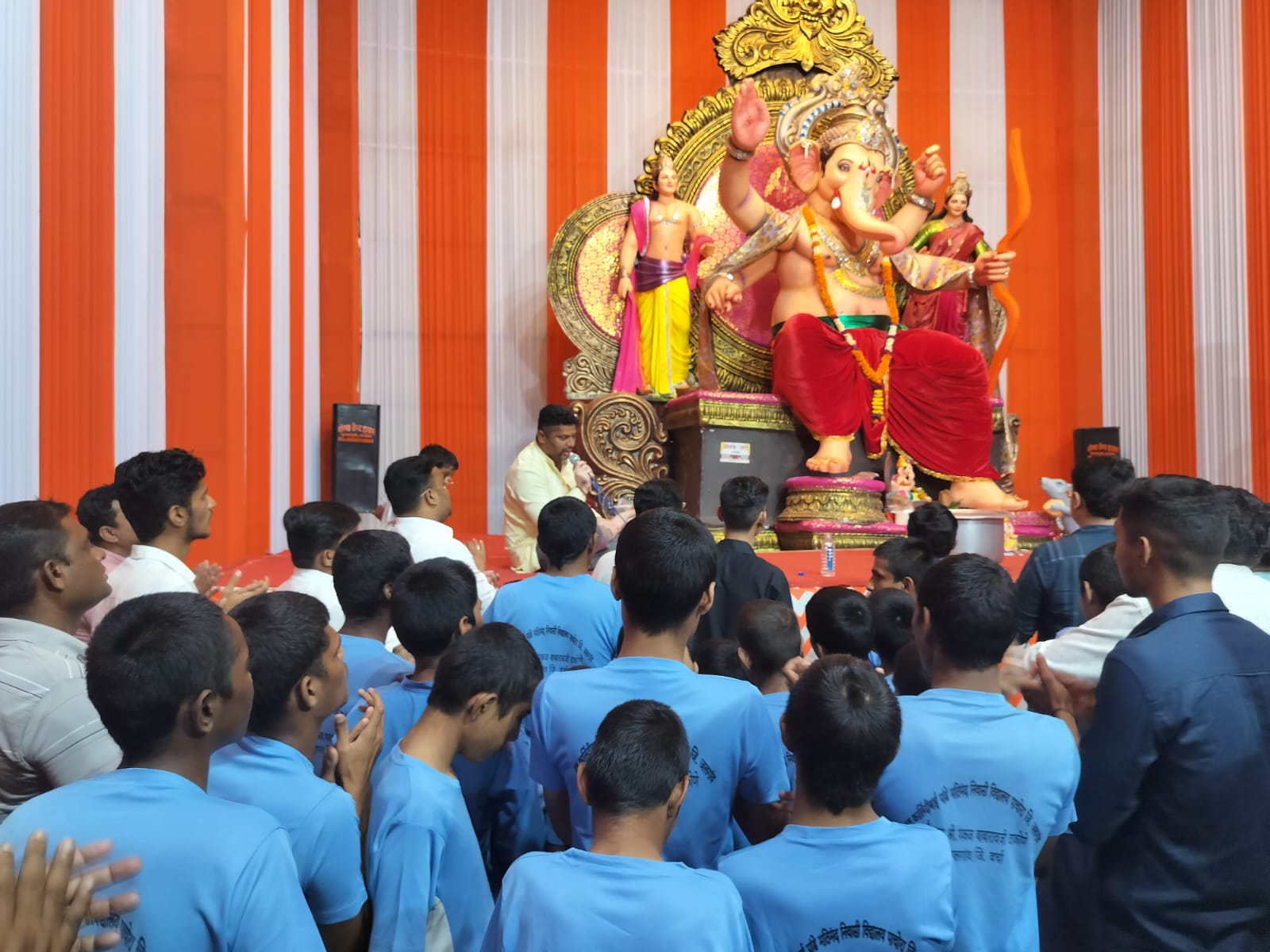 Temple visit during Ganesh festival